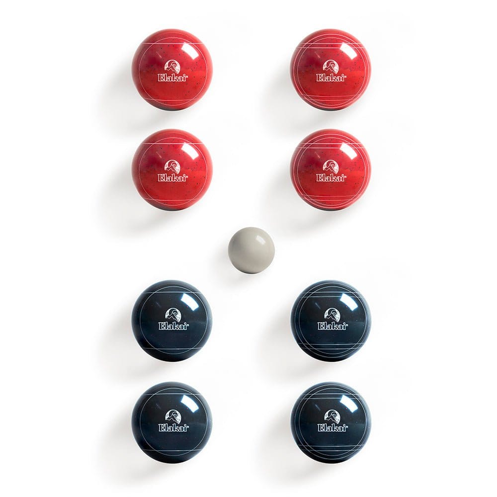 Elakai Outdoor Bocce Premium Resin 107mm Rambler Bocce Set