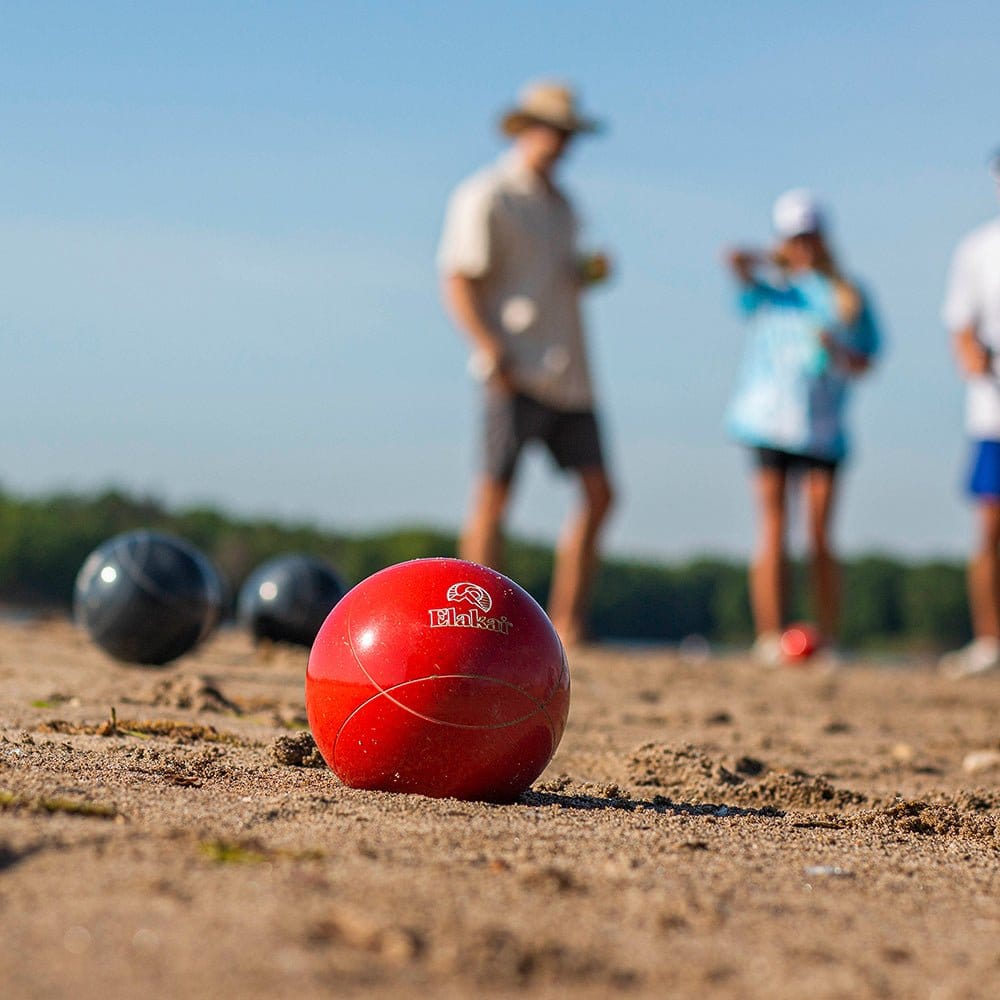Elakai Outdoor Bocce Premium Resin 107mm Rambler Bocce Set