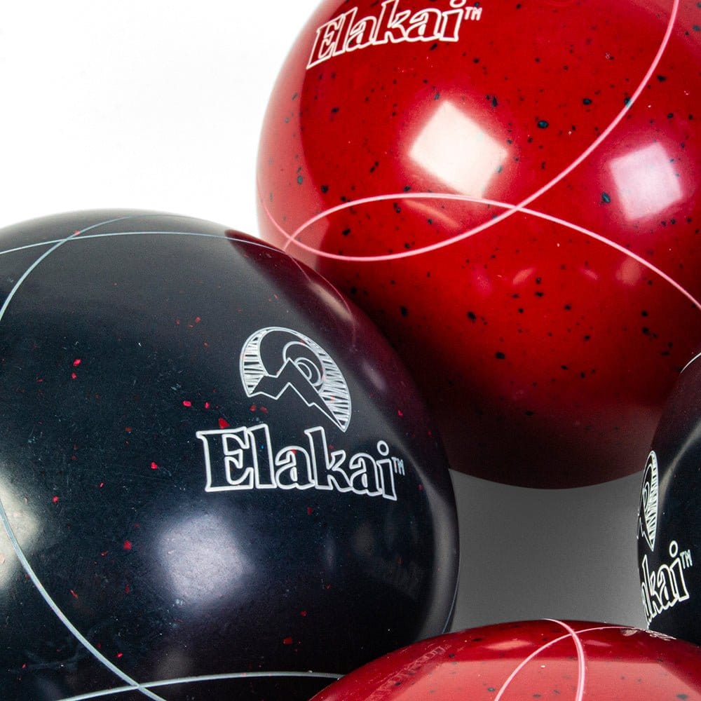 Elakai Outdoor Bocce Premium Resin 107mm Rambler Bocce Set