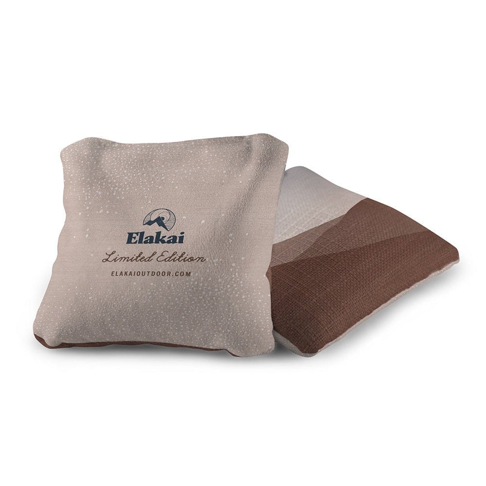Elakai Outdoor Cornhole Bags 6-in Dual-Sided Cornhole Bags | Dune Collection