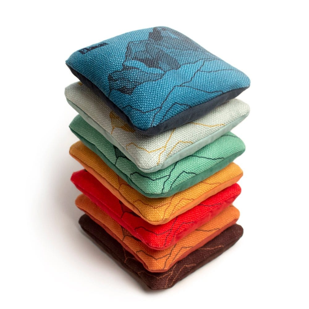 Elakai Outdoor Cornhole Bags 6-in Dual-Sided Cornhole Bags | Mt. Elakai Design Collection