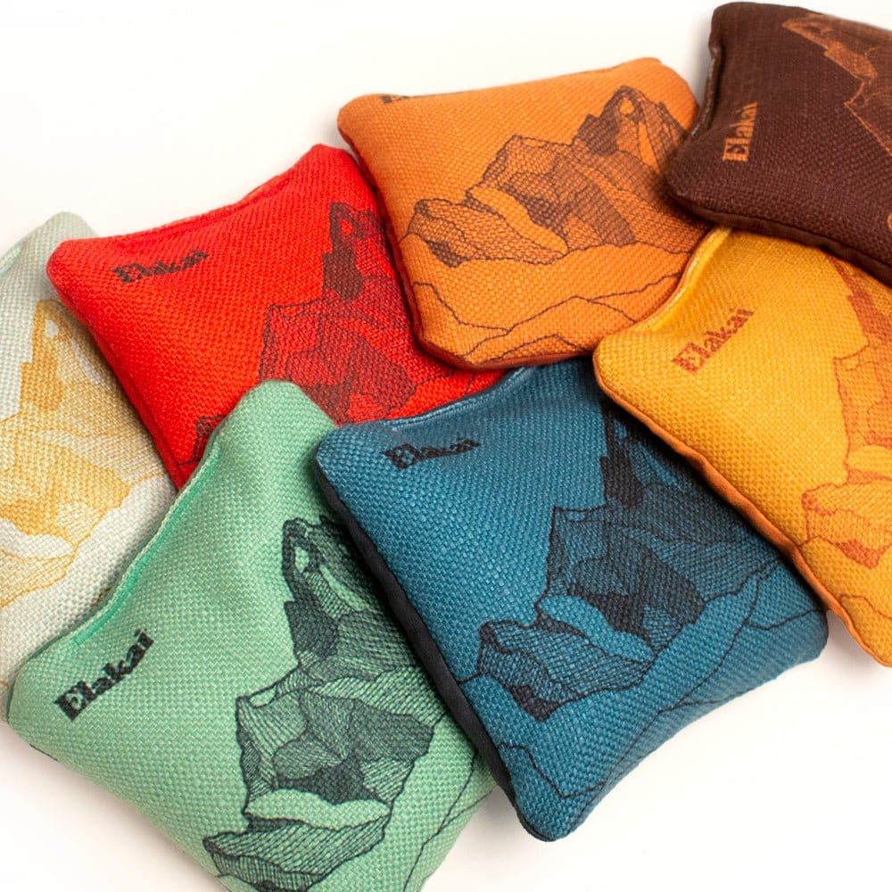Elakai Outdoor Cornhole Bags 6-in Dual-Sided Cornhole Bags | Mt. Elakai Design Collection