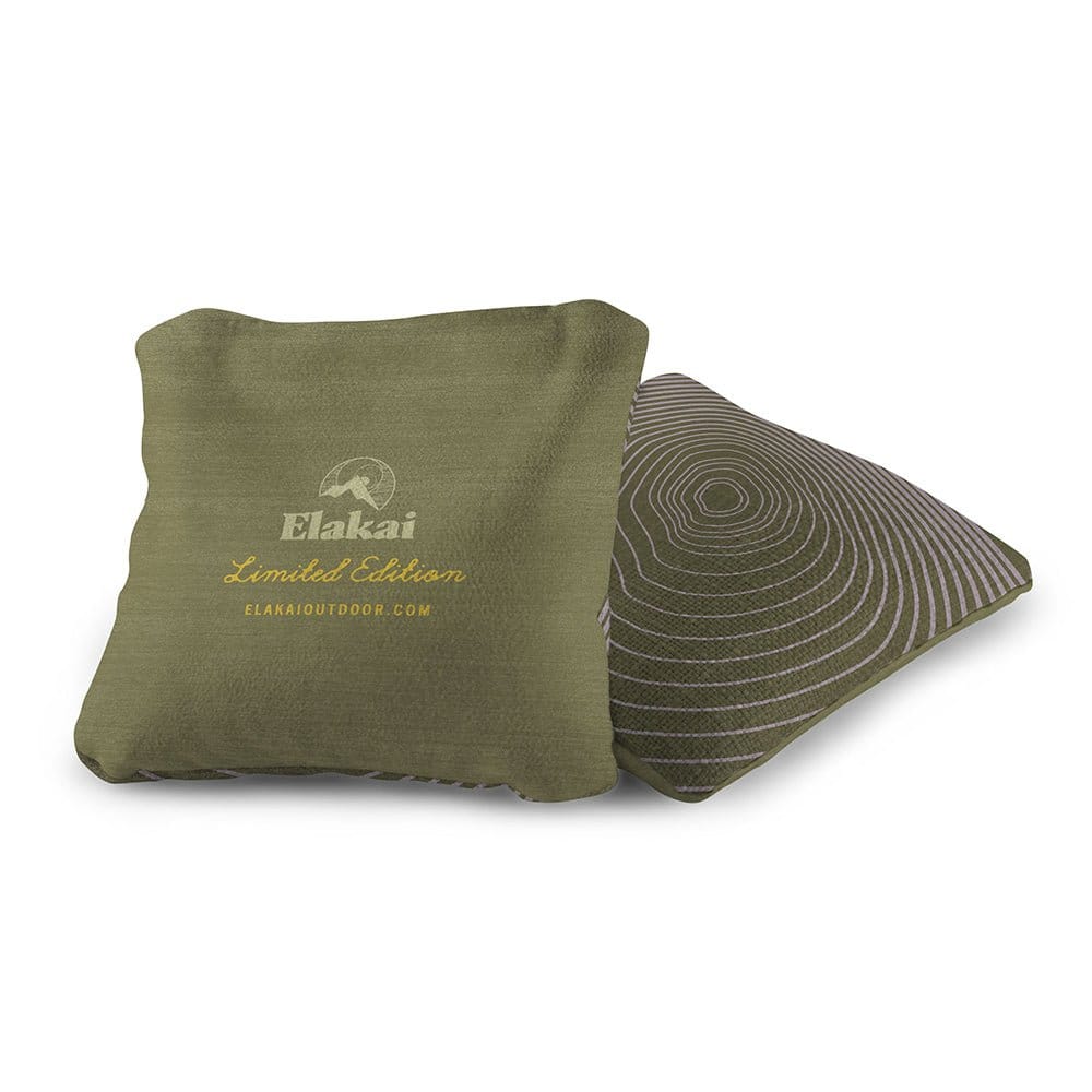 Elakai Outdoor Cornhole Bags 6-in Dual-Sided Cornhole Bags | Tree Rings Collection
