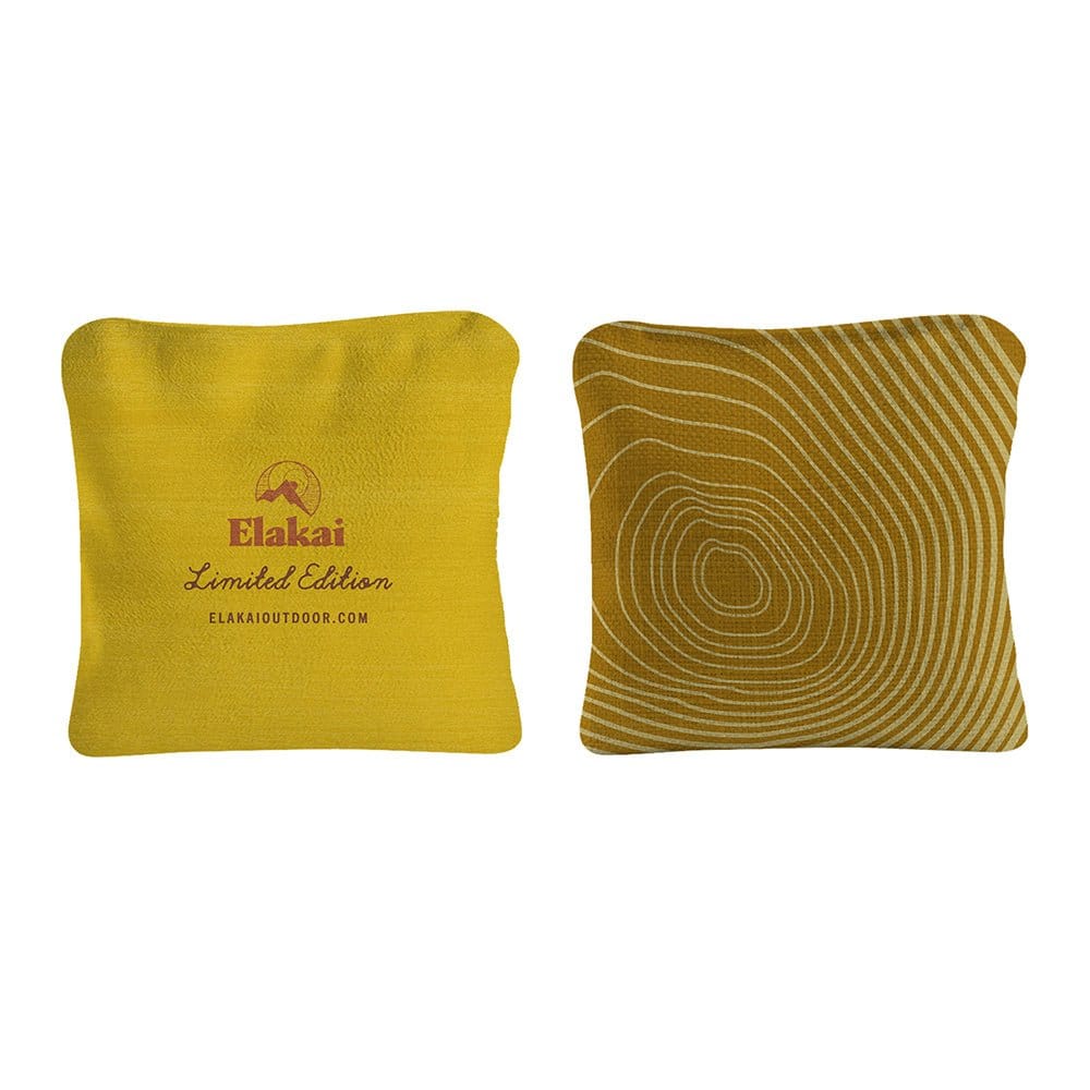 Elakai Outdoor Cornhole Bags 6-in Dual-Sided Cornhole Bags | Tree Rings Collection