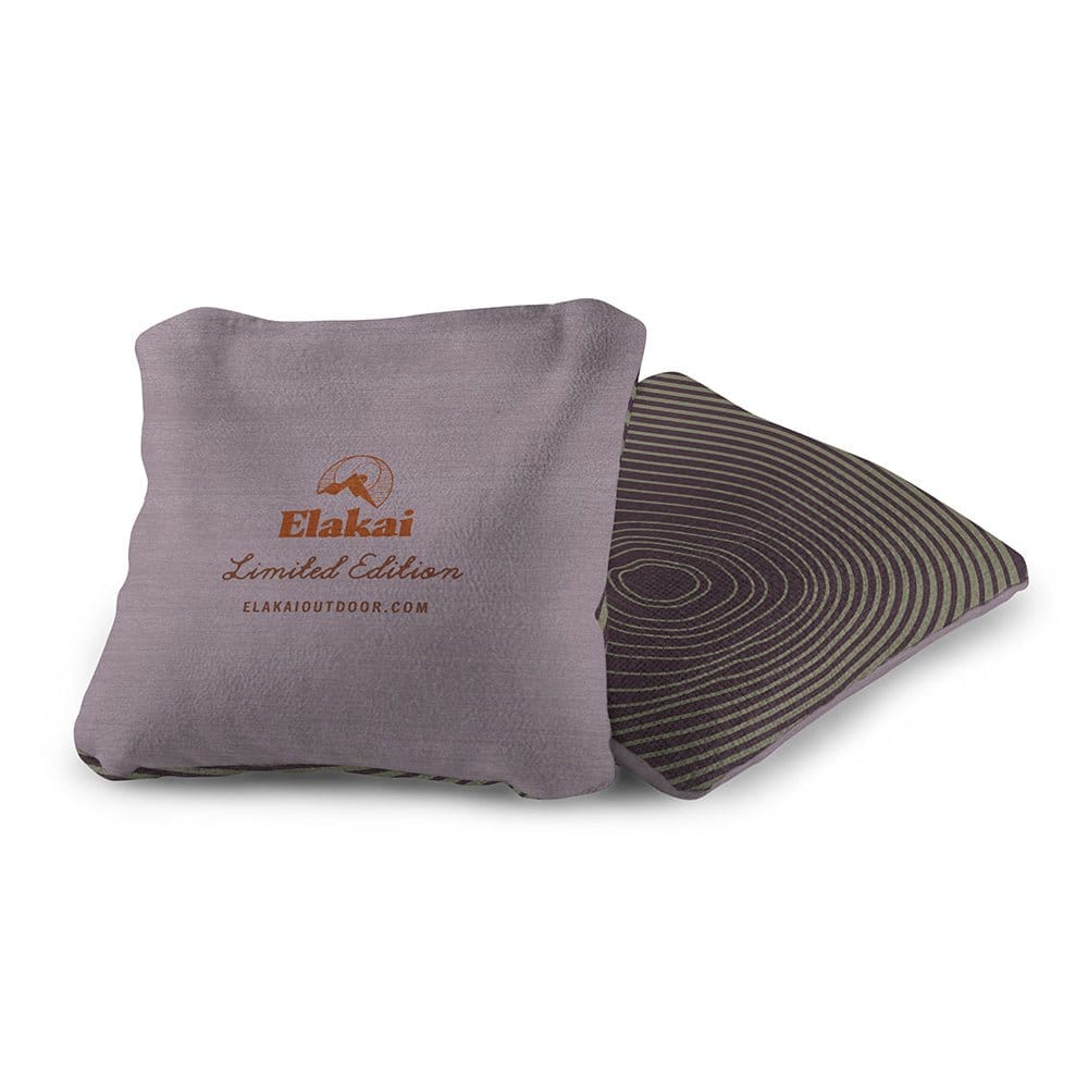Elakai Outdoor Cornhole Bags 6-in Dual-Sided Cornhole Bags | Tree Rings Collection