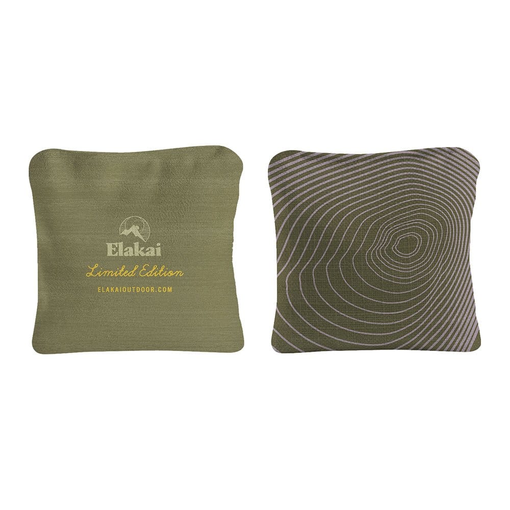Elakai Outdoor Cornhole Bags 6-in Dual-Sided Cornhole Bags | Tree Rings Collection