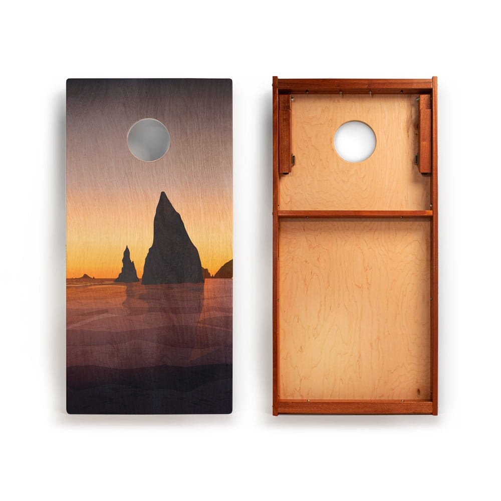 Elakai Outdoor Cornhole Boards 2ft x 4ft Graphic Wood Classic Cornhole Set | National Parks Inspired Collection