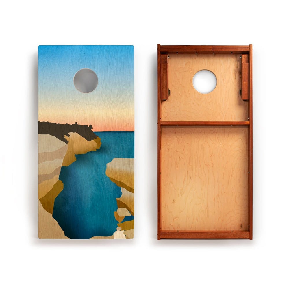 Elakai Outdoor Cornhole Boards 2ft x 4ft Graphic Wood Classic Cornhole Set | National Parks Inspired Collection