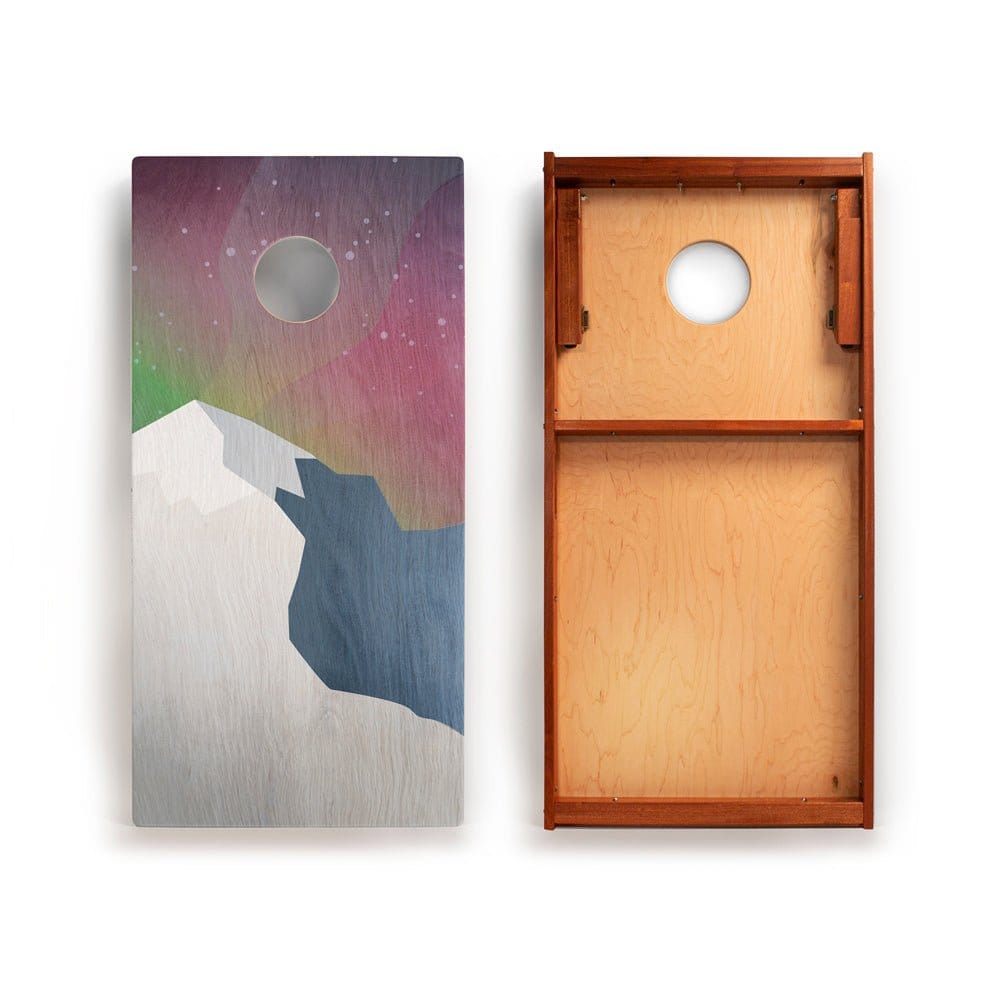 Elakai Outdoor Cornhole Boards 2ft x 4ft Graphic Wood Classic Cornhole Set | National Parks Inspired Collection