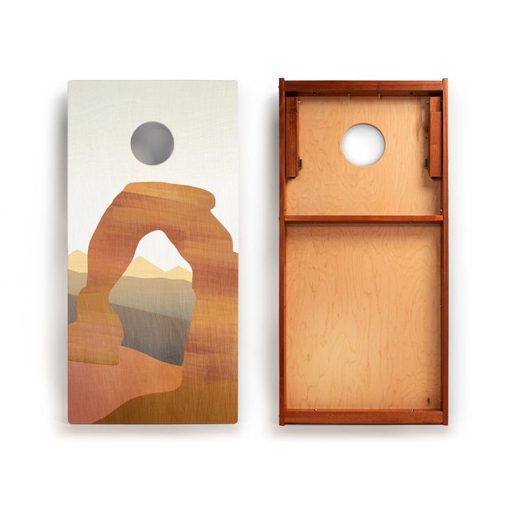 Elakai Outdoor Cornhole Boards 2ft x 4ft Graphic Wood Classic Cornhole Set | National Parks Inspired Collection