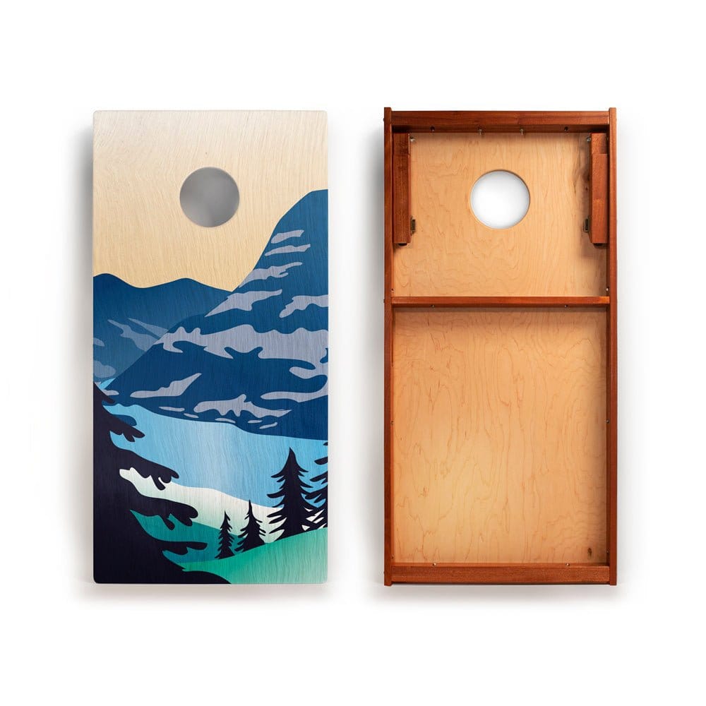 Elakai Outdoor Cornhole Boards 2ft x 4ft Graphic Wood Classic Cornhole Set | National Parks Inspired Collection