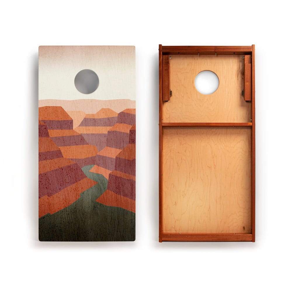 Elakai Outdoor Cornhole Boards 2ft x 4ft Graphic Wood Classic Cornhole Set | National Parks Inspired Collection