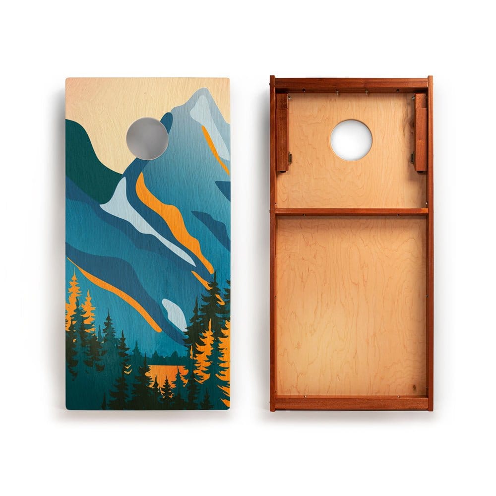 Elakai Outdoor Cornhole Boards 2ft x 4ft Graphic Wood Classic Cornhole Set | National Parks Inspired Collection