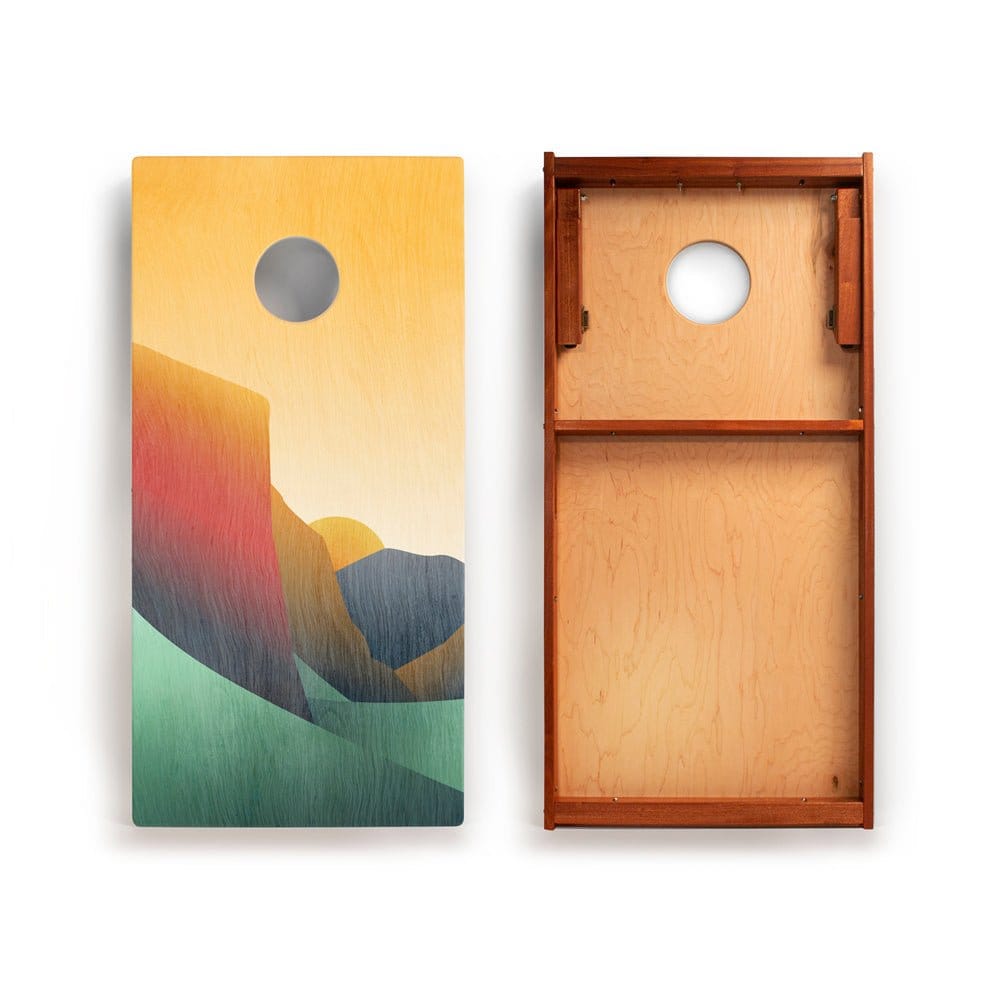 Elakai Outdoor Cornhole Boards 2ft x 4ft Graphic Wood Classic Cornhole Set | National Parks Inspired Collection
