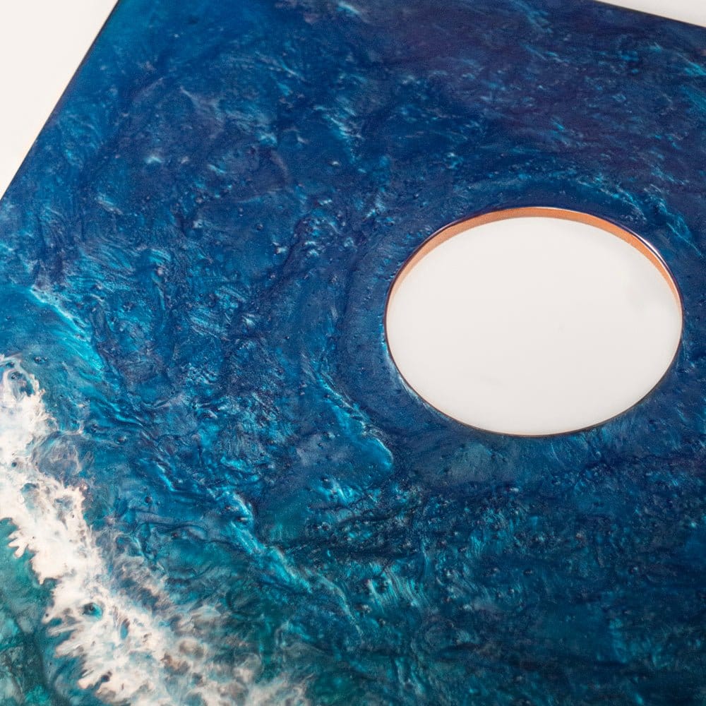 Elakai Outdoor Cornhole Boards 2x4 The Beach Epoxy Resin Cornhole Boards