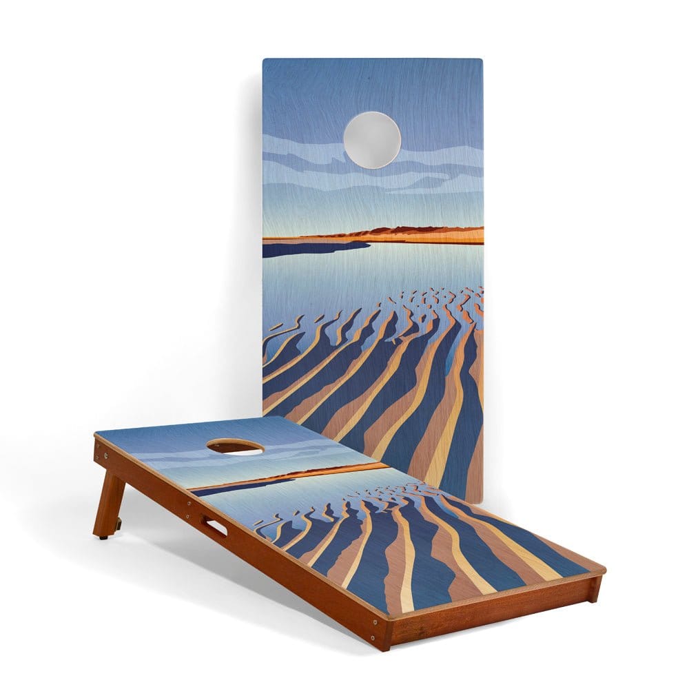 Elakai Outdoor Cornhole Boards Cape Cod 2ft x 4ft Graphic Wood Classic Cornhole Set | National Parks Inspired Collection