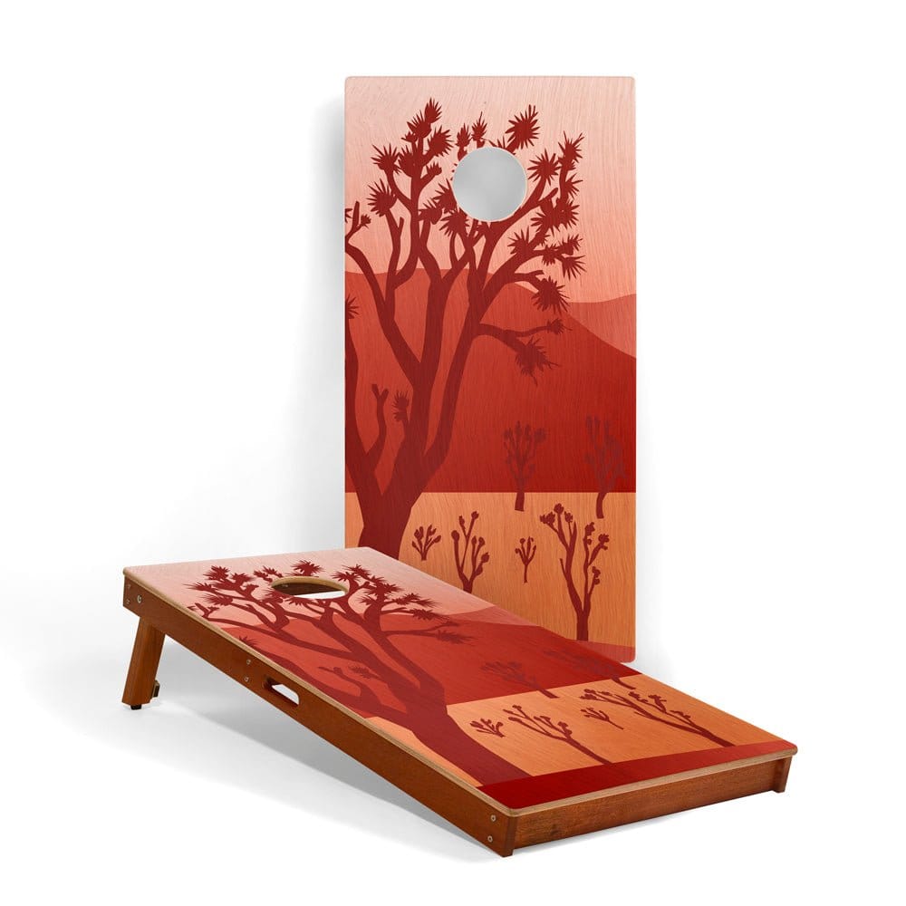 Elakai Outdoor Cornhole Boards Joshua Tree 2ft x 4ft Graphic Wood Classic Cornhole Set | National Parks Inspired Collection
