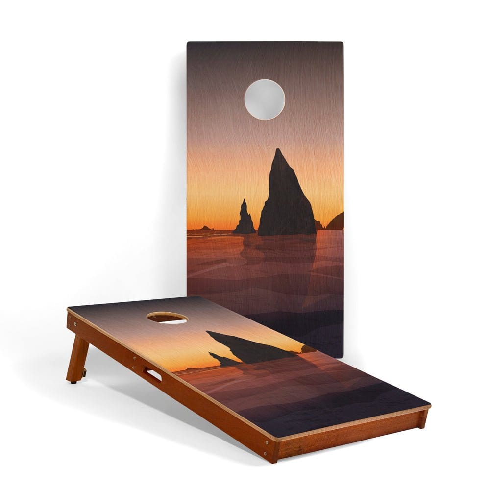 Elakai Outdoor Cornhole Boards Olympic 2ft x 4ft Graphic Wood Classic Cornhole Set | National Parks Inspired Collection