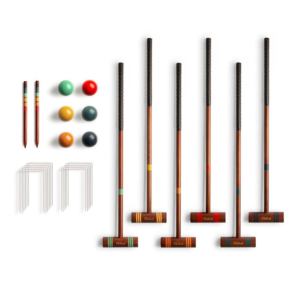 Elakai Outdoor Croquet Set Travel Croquet Set
