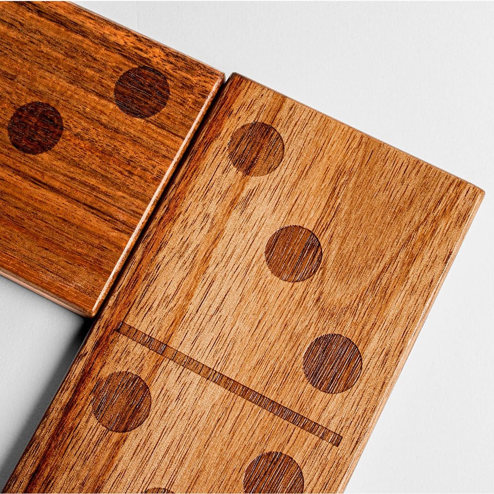 Elakai Outdoor Dominoes Giant Wood Dominoes