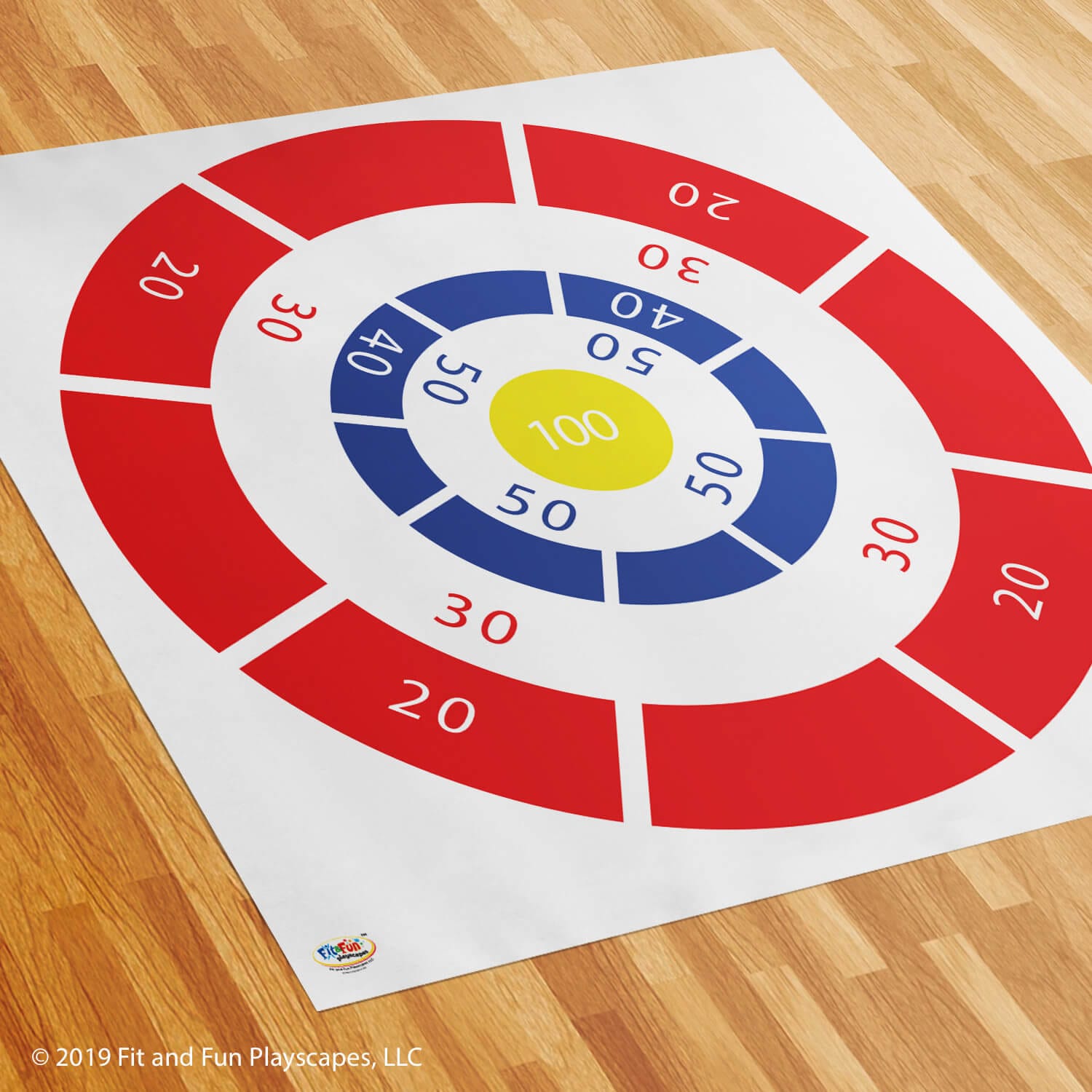 Fit and Fun Playscapes LLC Roll-Out Activities® Bullseye Roll-Out Activities® -Collective