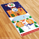 Fit and Fun Playscapes LLC Roll-Out Activities® Santa's Village Hopscotch Roll-Out Activities®- Collective