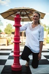 Mega Chess Buy Individual Chess Pieces MegaChess 49 Inch Red Plastic King Giant Chess Piece