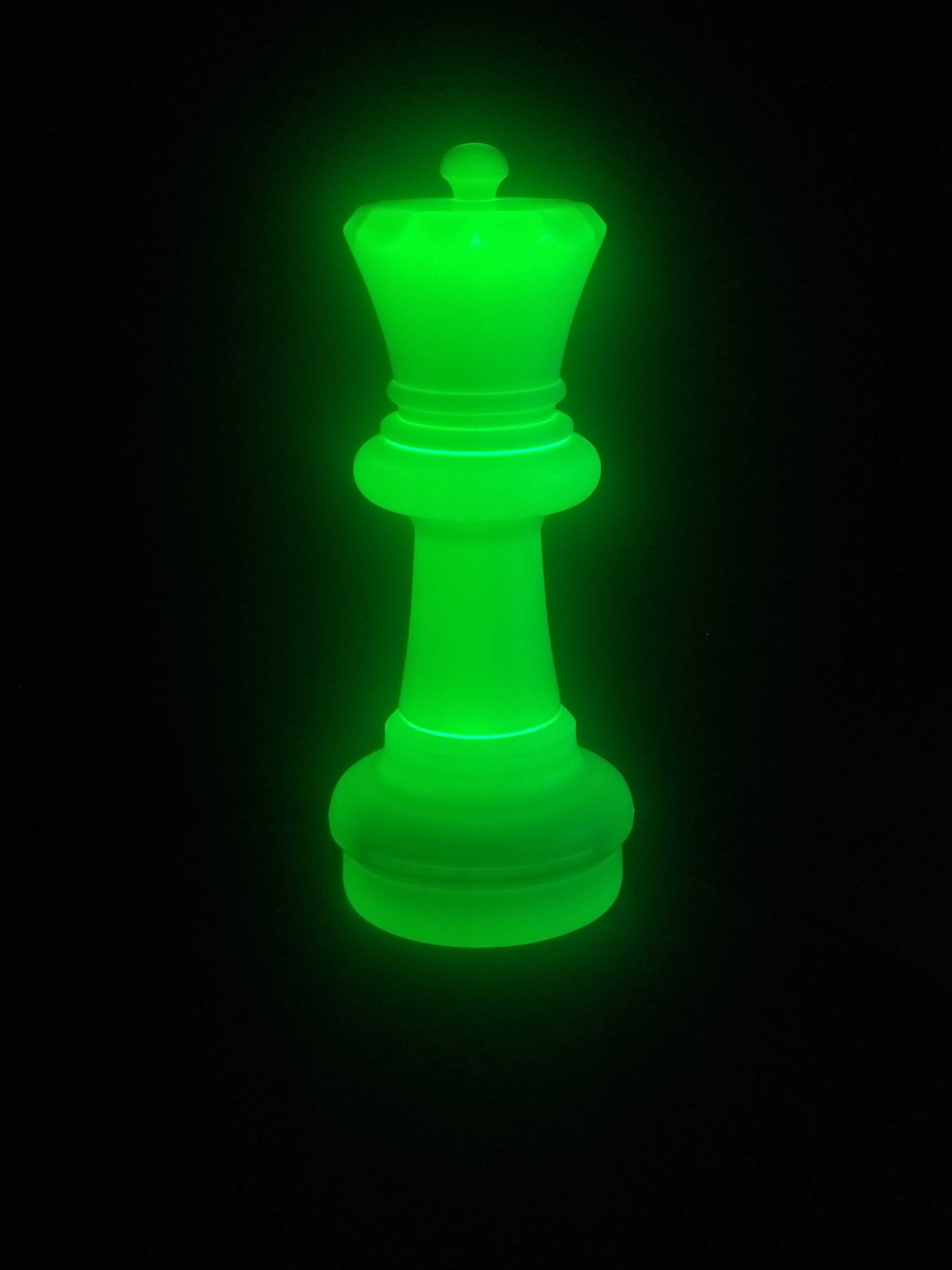 Mega Chess Floor Games MegaChess 23 Inch LED Queen Individual Plastic Chess Piece - Multi-Color LED Lights 8 Colors