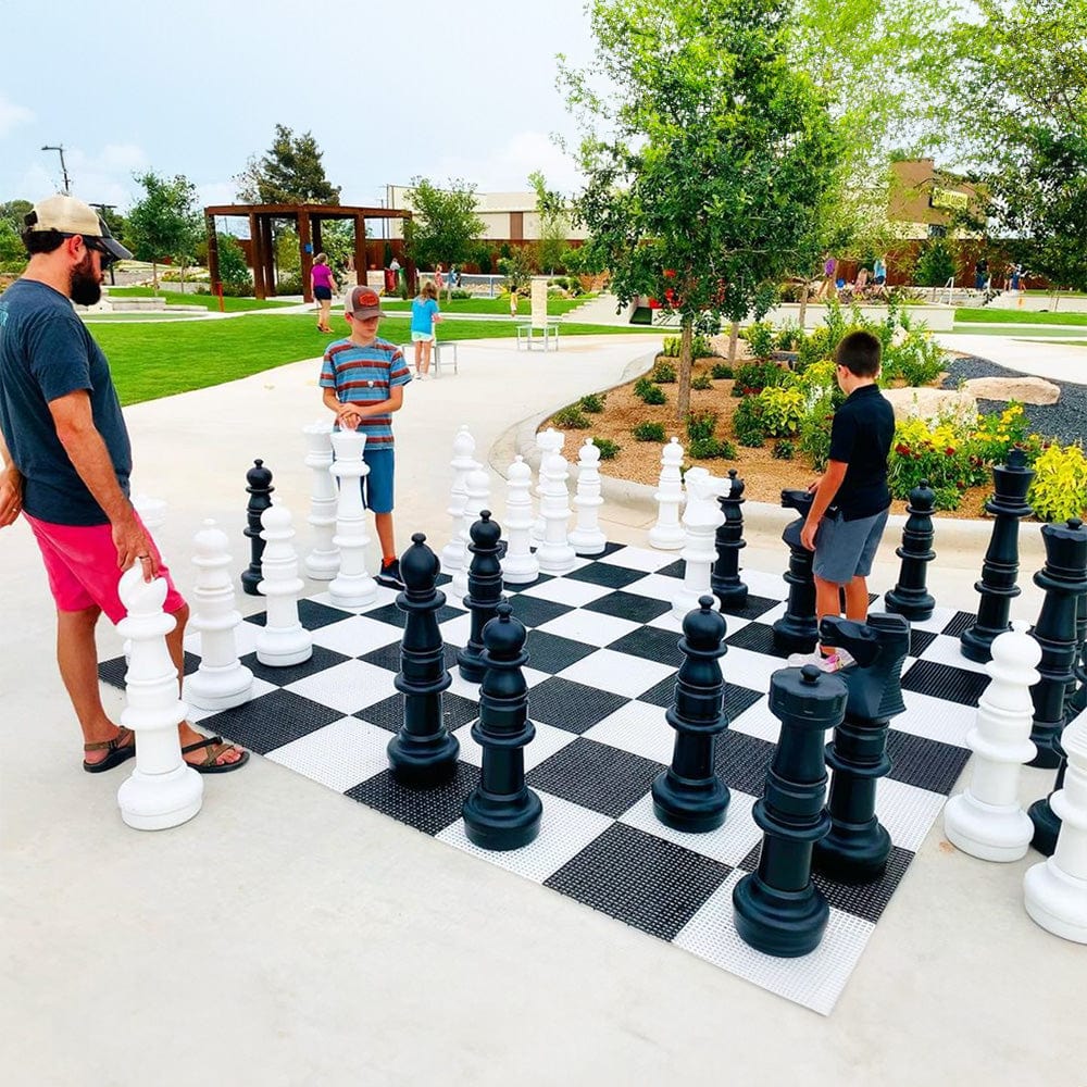 Mega Chess Floor Games MegaChess 37 Inch Plastic Giant Chess Set