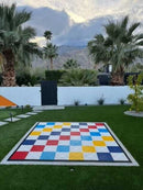 MegaChess Colorful Commercial Grade Rollup Chessboard with 12 Inch Squares Optional Edge Ramps |  | MegaChess.com