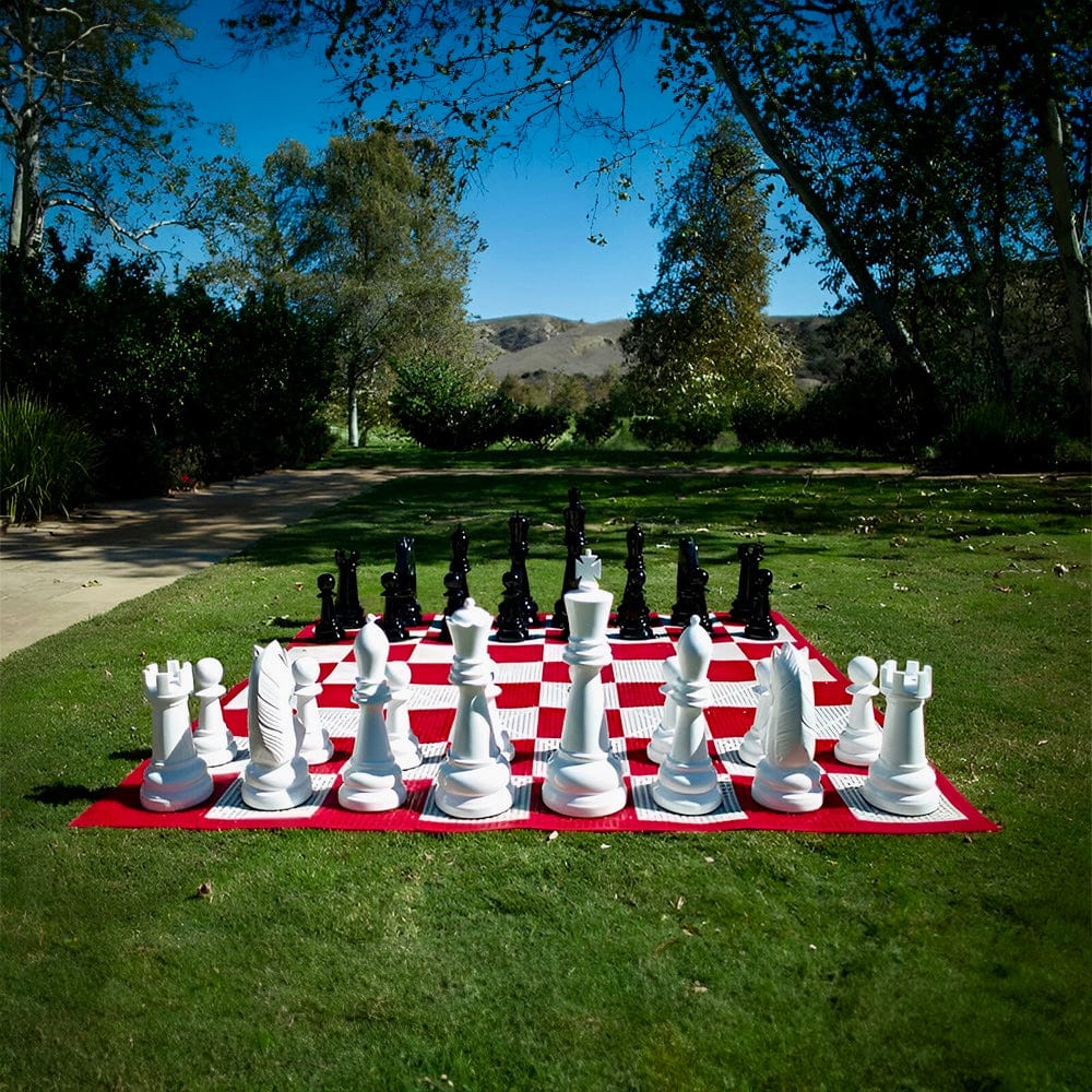 Mega Chess Giant Chess Sets MegaChess 24 Inch Fiberglass Giant Chess Set