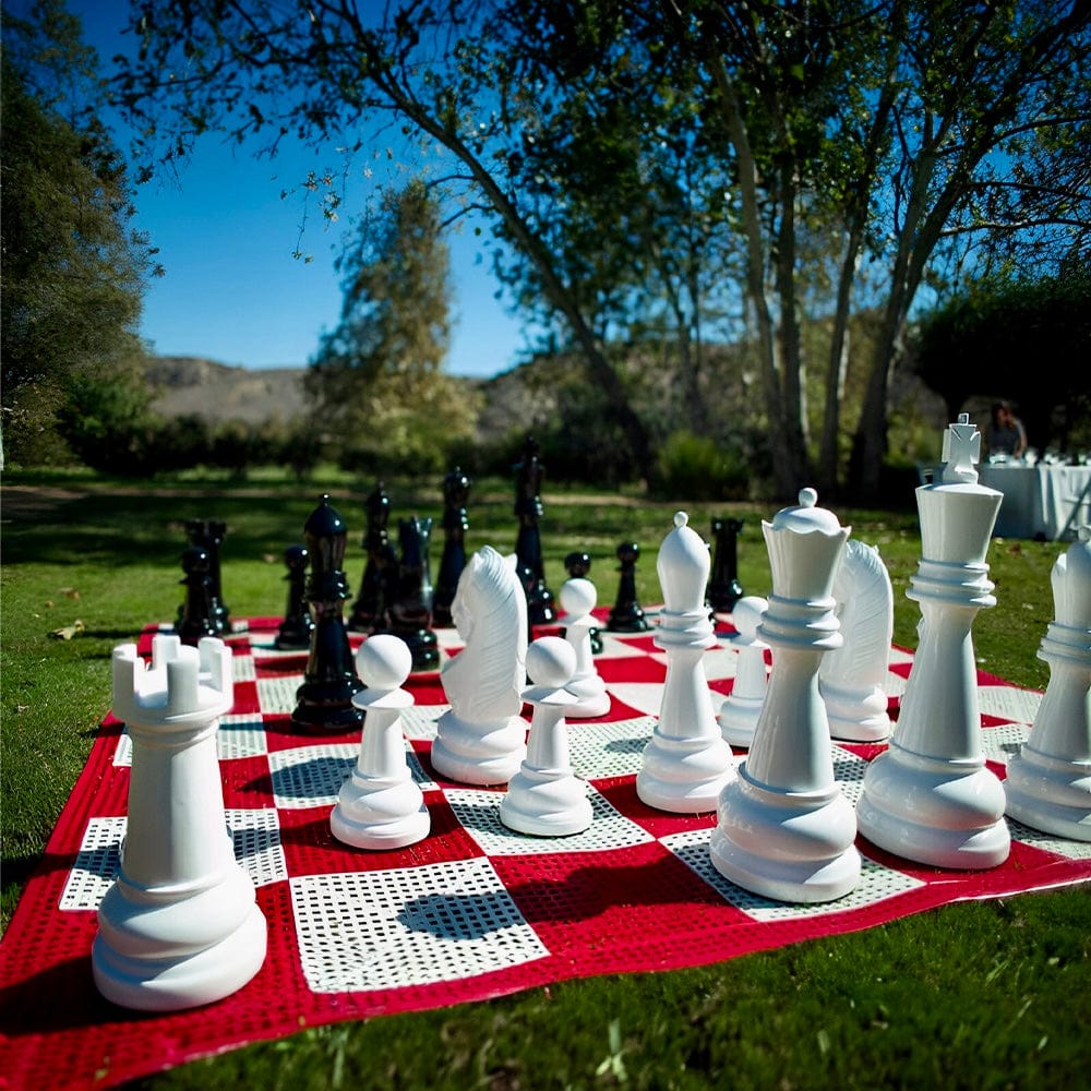 Mega Chess Giant Chess Sets MegaChess 24 Inch Fiberglass Giant Chess Set