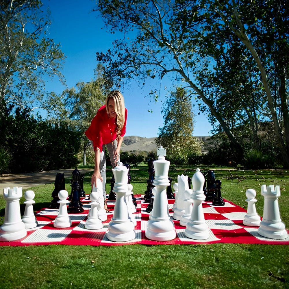 Mega Chess Giant Chess Sets MegaChess 24 Inch Fiberglass Giant Chess Set