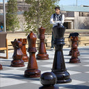 Mega Chess Giant Chess Sets MegaChess 48-Inch Teak Giant Chess Set