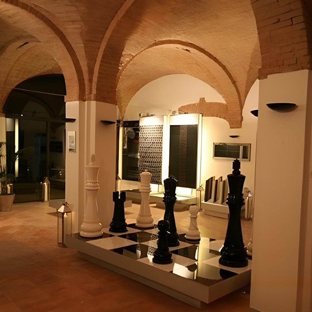 Mega Chess Giant Chess Sets MegaChess 48-Inch Teak Giant Chess Set