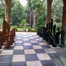 Mega Chess Giant Chess Sets MegaChess 72 Inch Teak Giant Chess Set