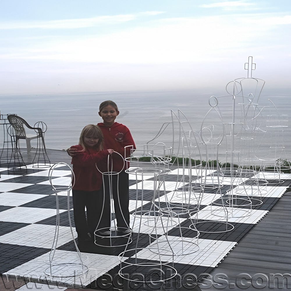 Mega Chess Giant Chess Sets MegaChess 72 Inch Topiary Wire Frame Giant Chess Set