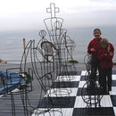 Mega Chess Giant Chess Sets MegaChess 72 Inch Topiary Wire Frame Giant Chess Set