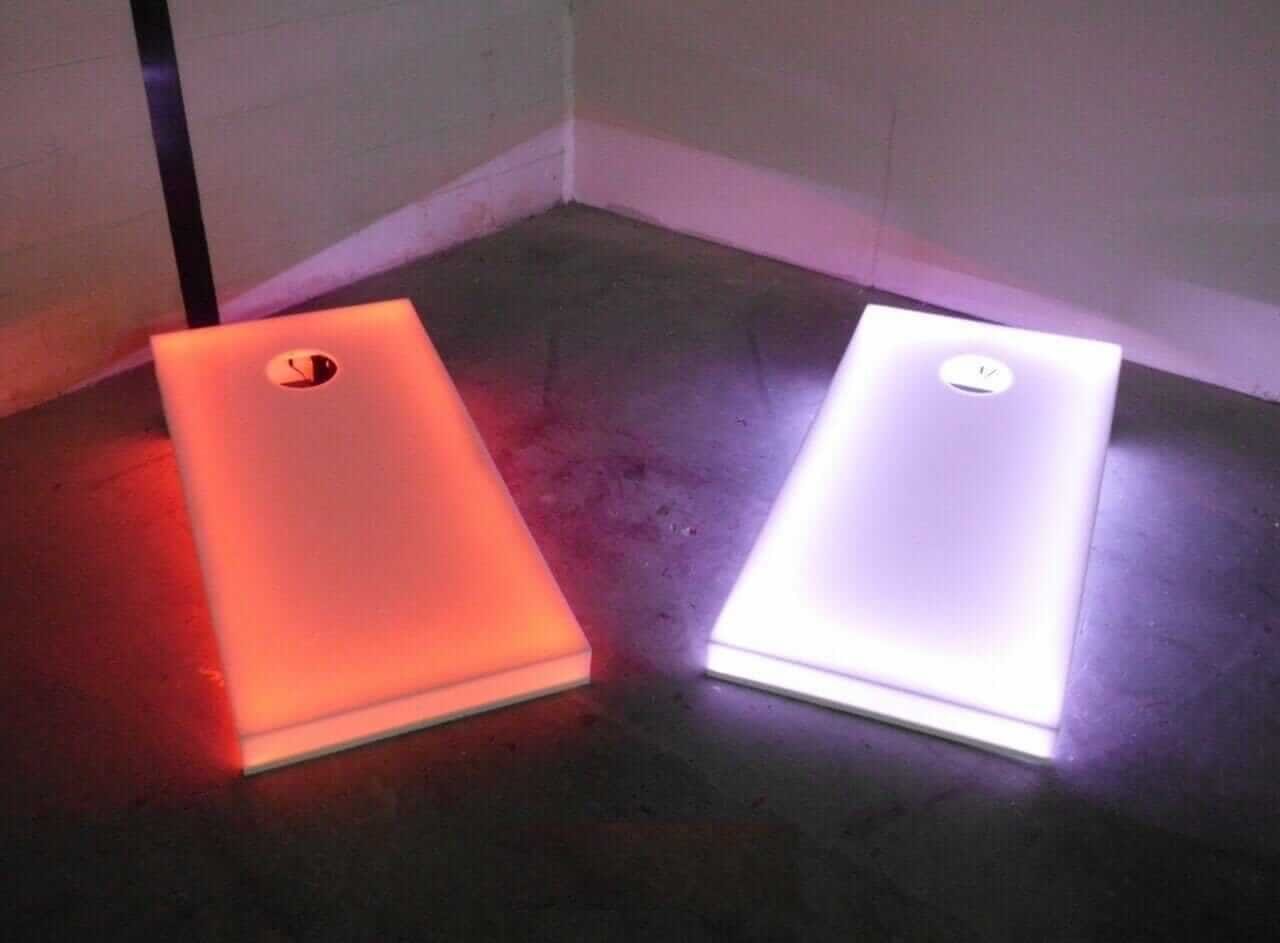 Mega Chess LED Regulation Cornhole Boards