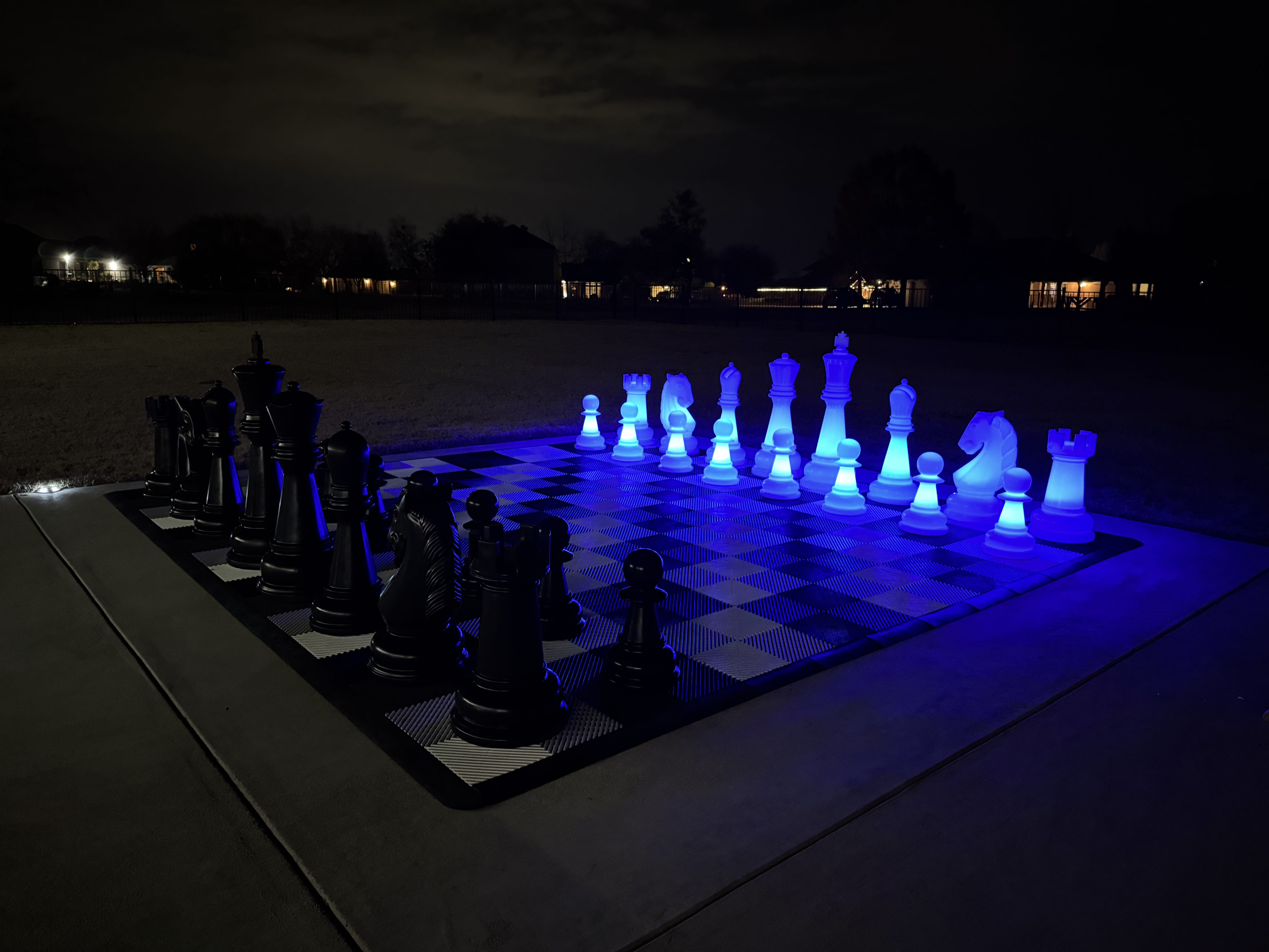 MegaChess 38" Perfect Day/Night Value Set MegaChess 38 Inch Perfect Light-up LED Giant Chess Set | Three Options Available