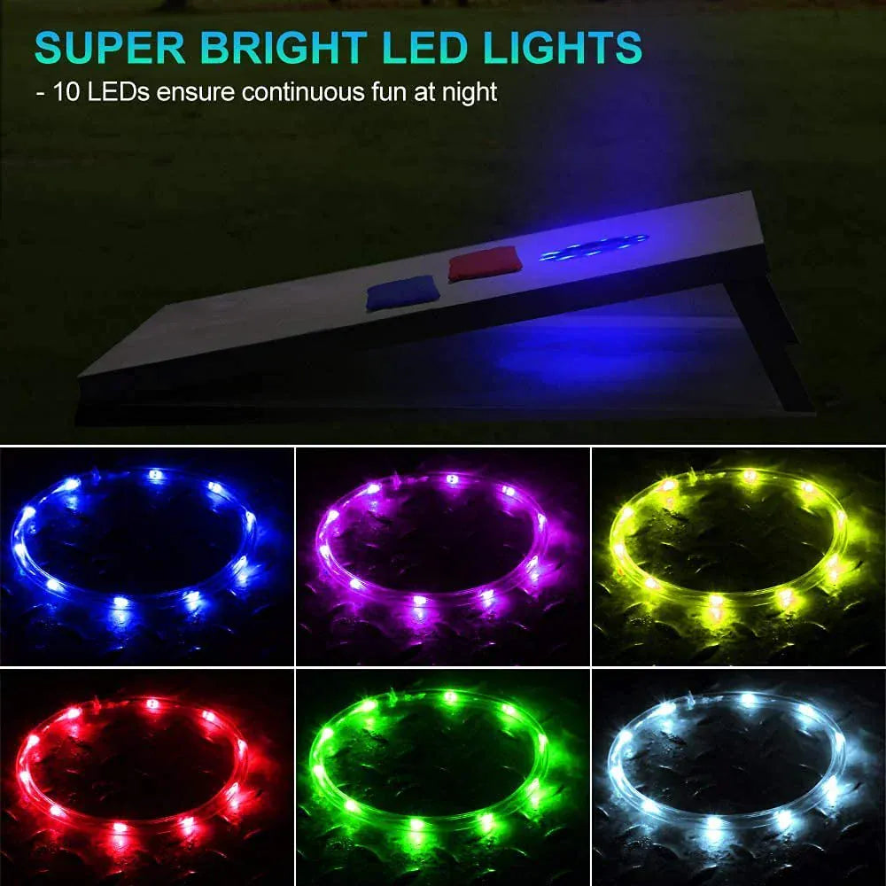 MegaChess Cornhole Board Hole LED Lights