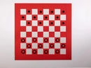 MegaChess Deluxe / Checkers Only / Scarlet-Latte Giant Checkers Felt Wall Game