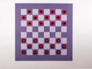 MegaChess Deluxe / Checkers Only / Wisteria-Lilac Giant Checkers Felt Wall Game