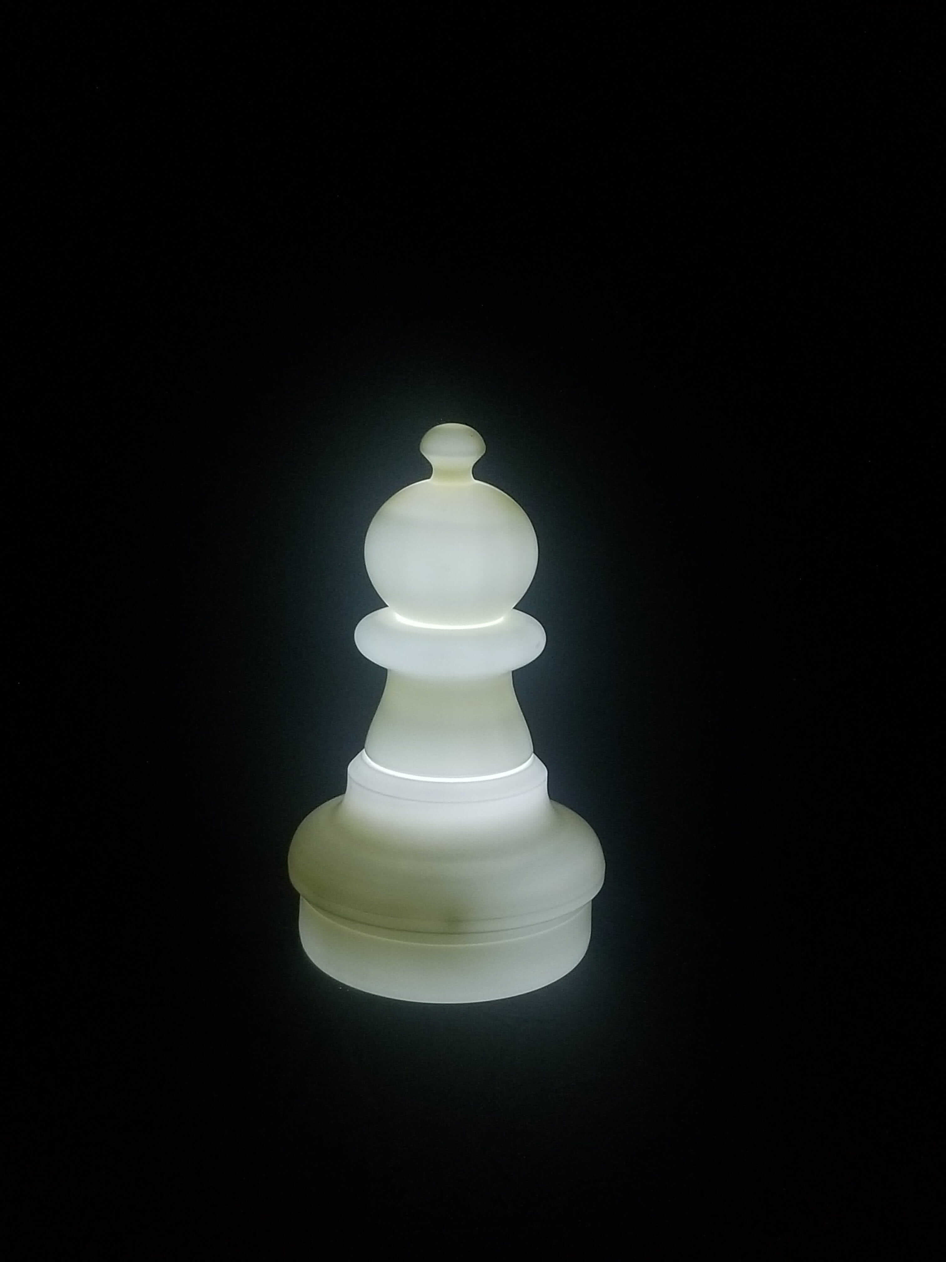 MegaChess Floor Games MegaChess 16 Inch LED Pawn Individual Plastic Chess Piece - Multi-Color LED Lights 8 Colors
