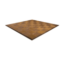 MegaChess Floor Games MegaChess 25 Inch Plastic Giant Chess Set with New Wood Synthetic Chessboard