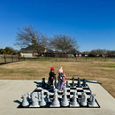 MegaChess Floor Games MegaChess 26 Inch Perfect Giant Chess Set | Light And Dark Gray