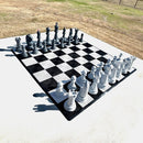 MegaChess Floor Games MegaChess 26 Inch Perfect Giant Chess Set | Light And Dark Gray