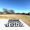MegaChess Floor Games MegaChess 26 Inch Perfect Giant Chess Set | Light And Dark Gray