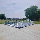 MegaChess Floor Games MegaChess 26 Inch Perfect Giant Chess Set | Light And Dark Gray