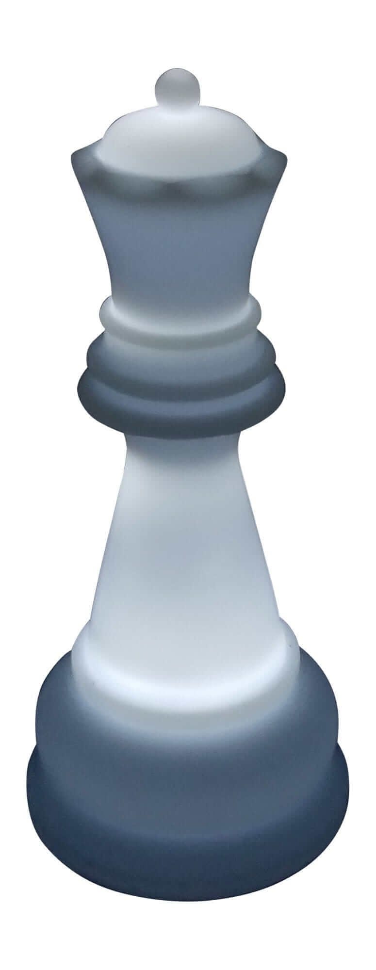 MegaChess Floor Games MegaChess 31 Inch Perfect Queen Light-Up Giant Chess Piece - White